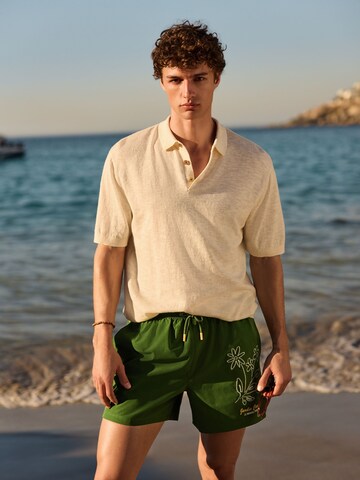 žalia Next Maudymosi trumpikės: priekis