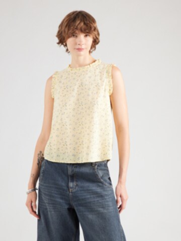 VERO MODA Μπλούζα 'VMTRINE' σε κίτρινο: μπροστά