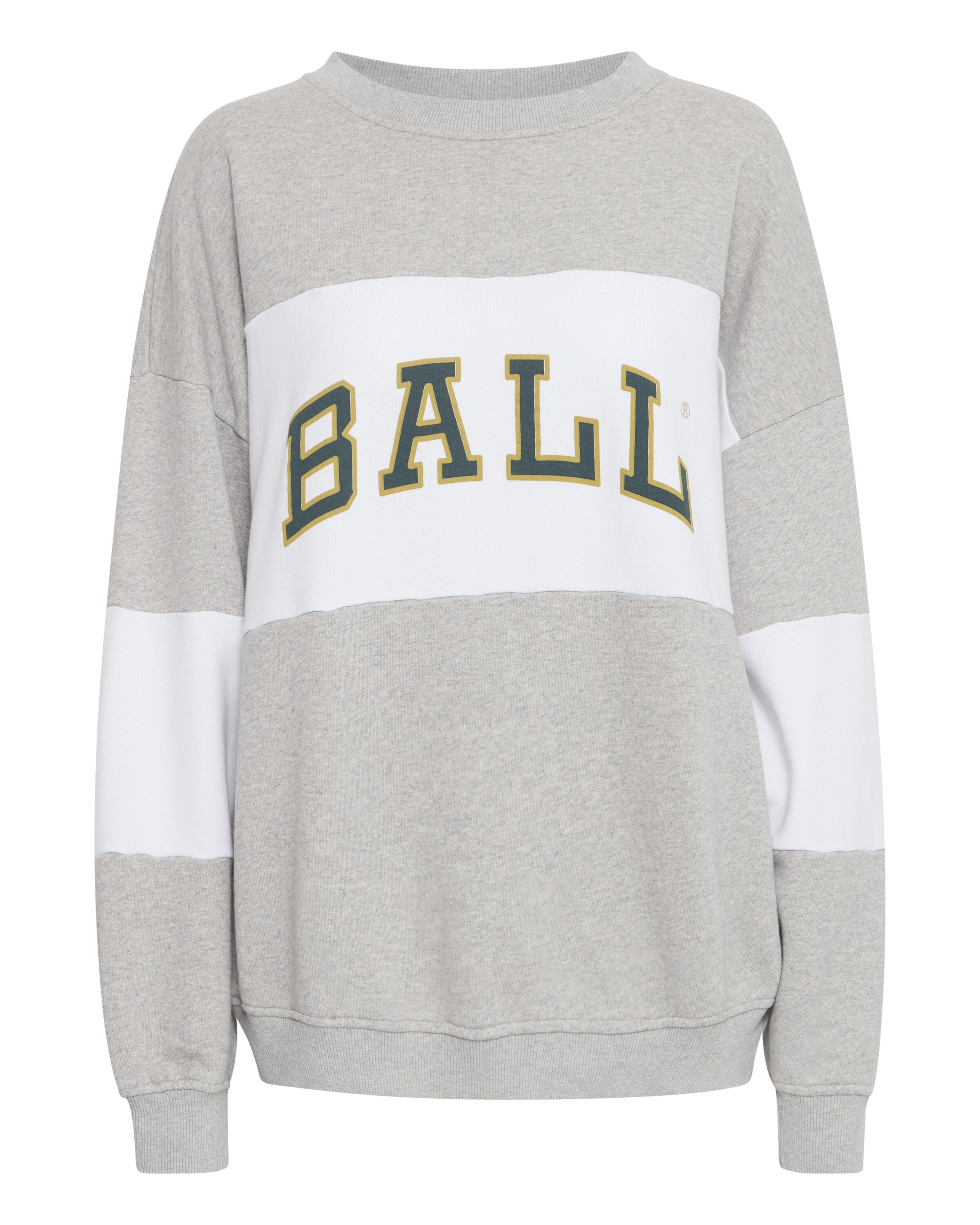 Ball Pullover ' ROBINSON ' i grå: forside