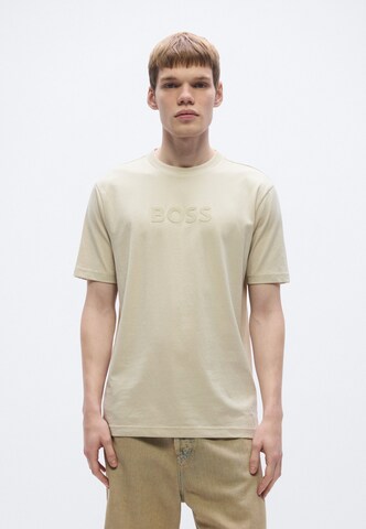 BOSS Shirt in Beige: front