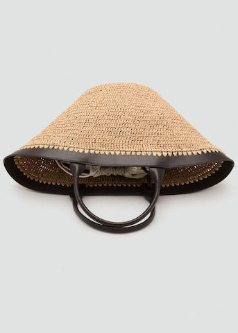 MANGO Handbag 'G-Nido' in Brown