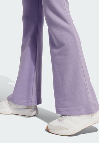 ADIDAS SPORTSWEAR Flared Sportbroek 'Seasonal Essentials' in Lila