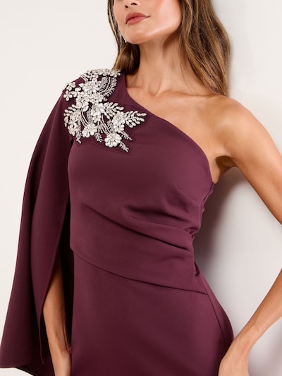 Lipsy Vestido en rojo vino, Vista del producto