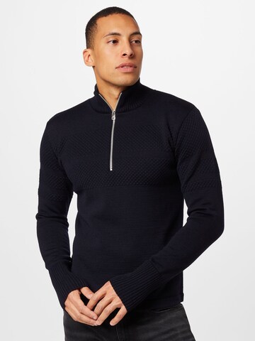 MADS NORGAARD COPENHAGEN Sweater in Blue: front