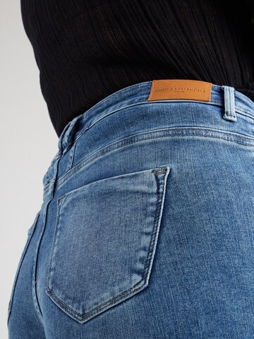 Skinny Jean 'CARShape' ONLY Carmakoma en bleu