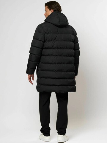 U.S. POLO ASSN. Wintermantel 'Albert ' in Zwart