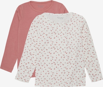 MINYMO Shirt 'Basic' in Pink: front
