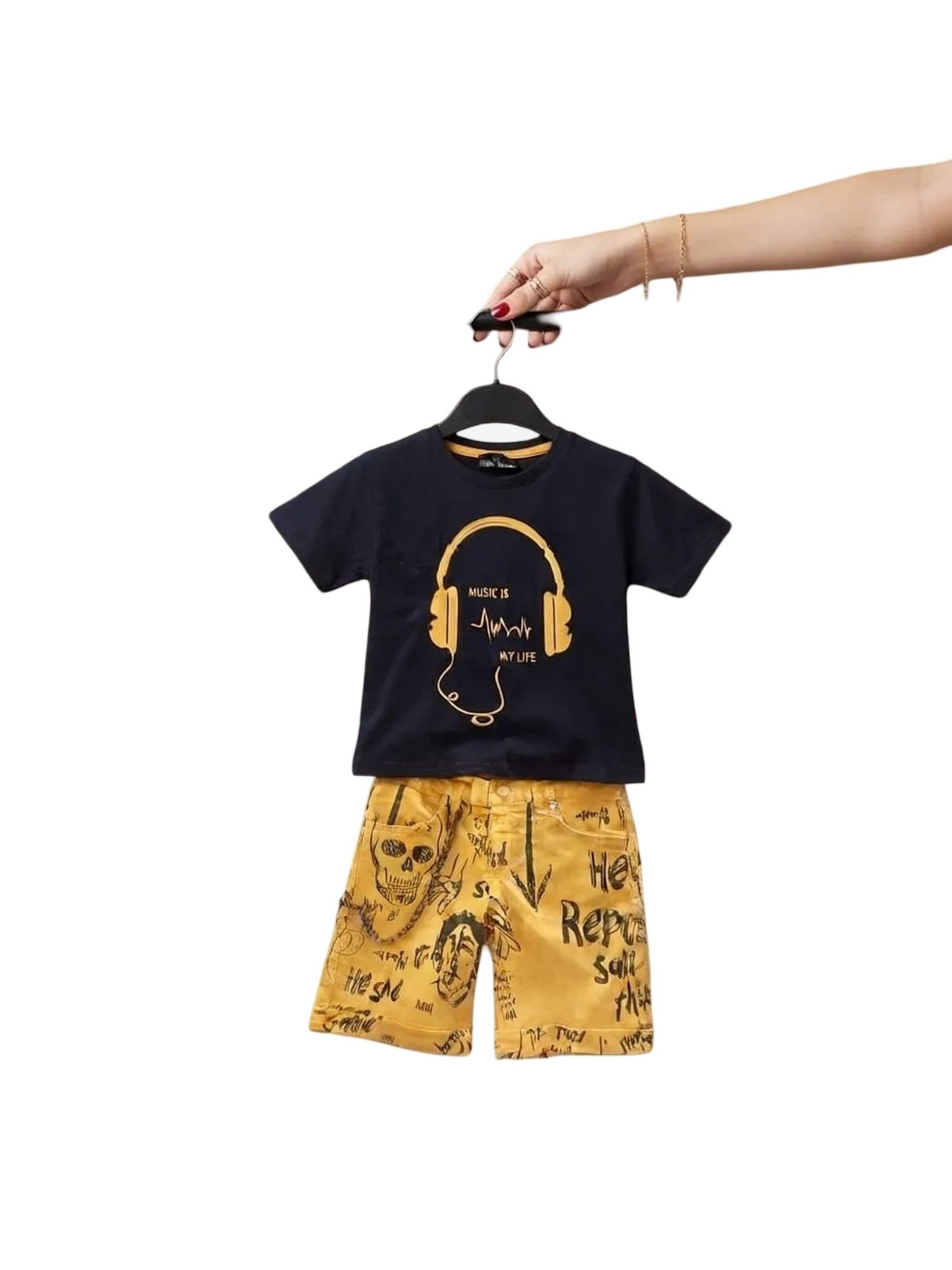 Hilal Akinci Kids Szettek - sárga: elől
