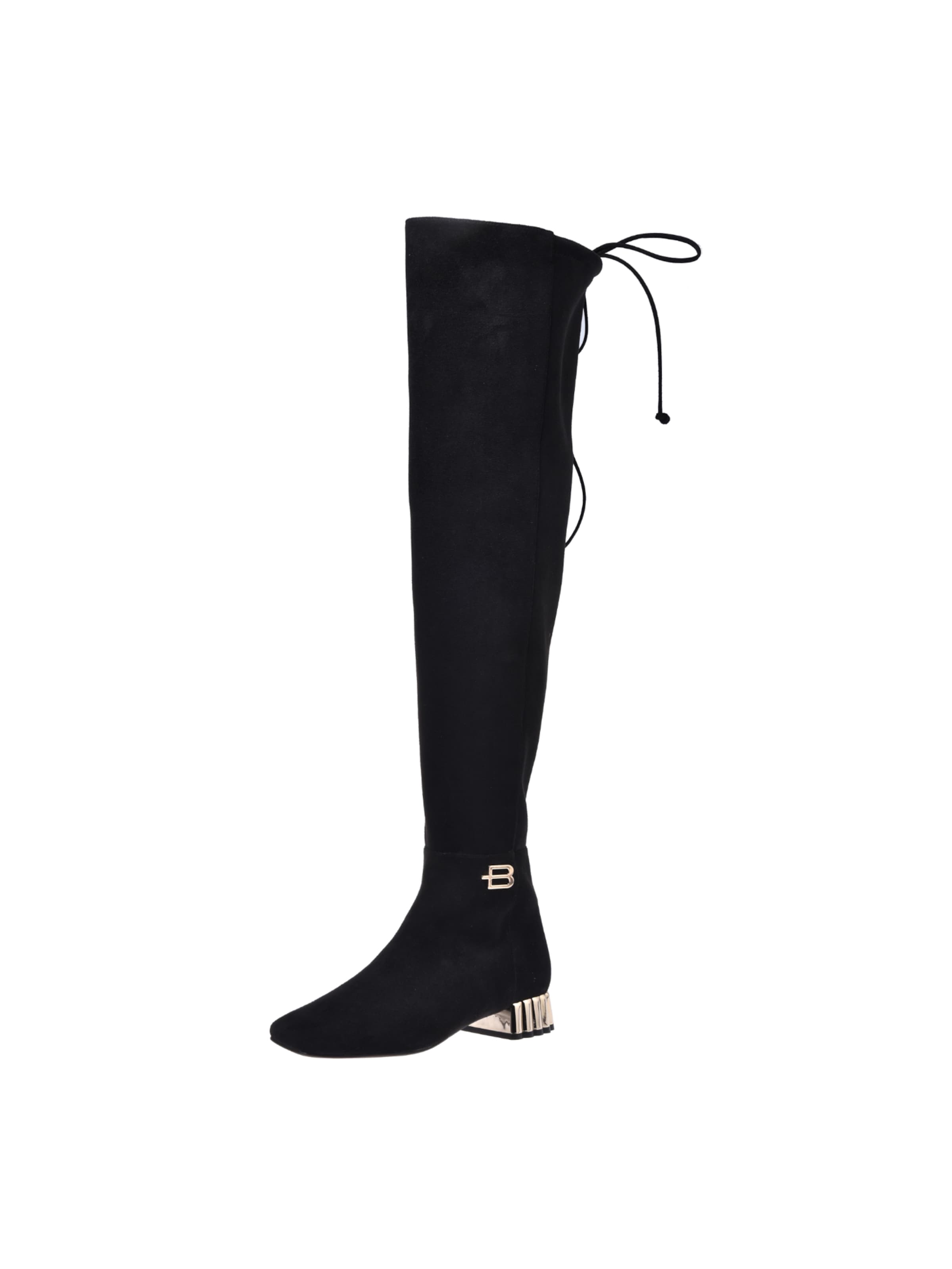 BALDININI Overknee laarzen in Zwart: voorkant