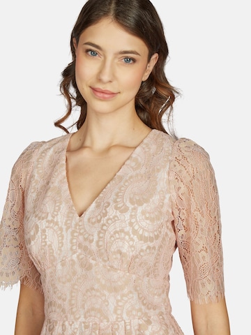 Robe de cocktail KLEO en rose