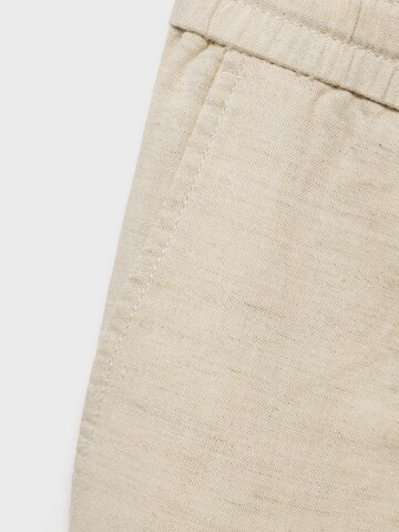 MANGO MAN Regular Bandplooibroek 'Romelino' in Beige