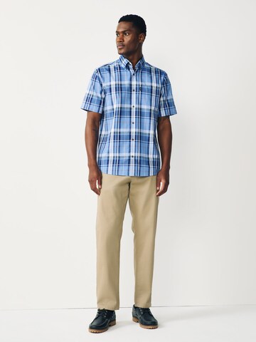 Next Regular fit Button Up Shirt in Blue