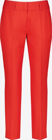 GERRY WEBER Regular Pleated Pants in Red: front