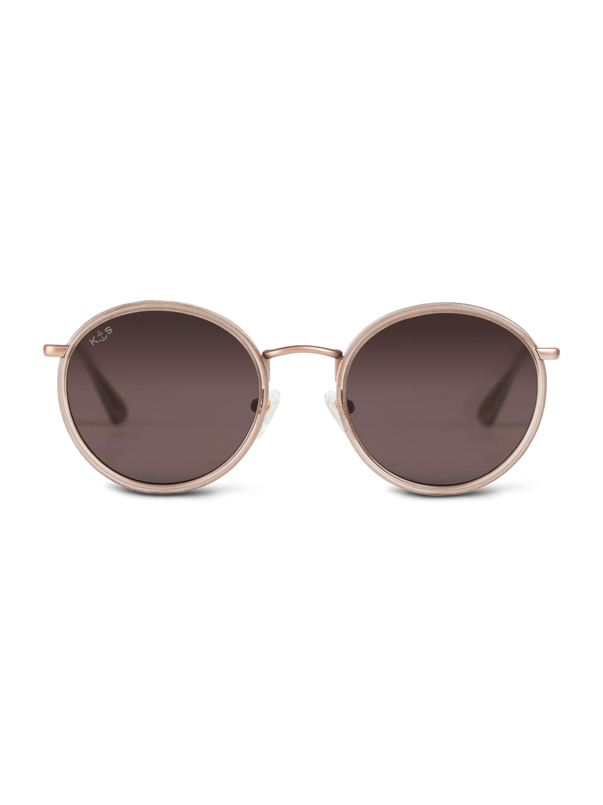 Kapten & Son Napszemüveg 'Amsterdam Transparent Hazel Brown' - barna