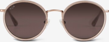 Kapten & Son Sunglasses 'Amsterdam Transparent Hazel Brown' in Brown