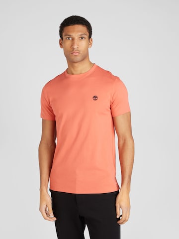 T-Shirt 'Dun-River' TIMBERLAND en orange : devant