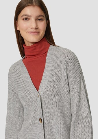QS Strickjacke in Grau