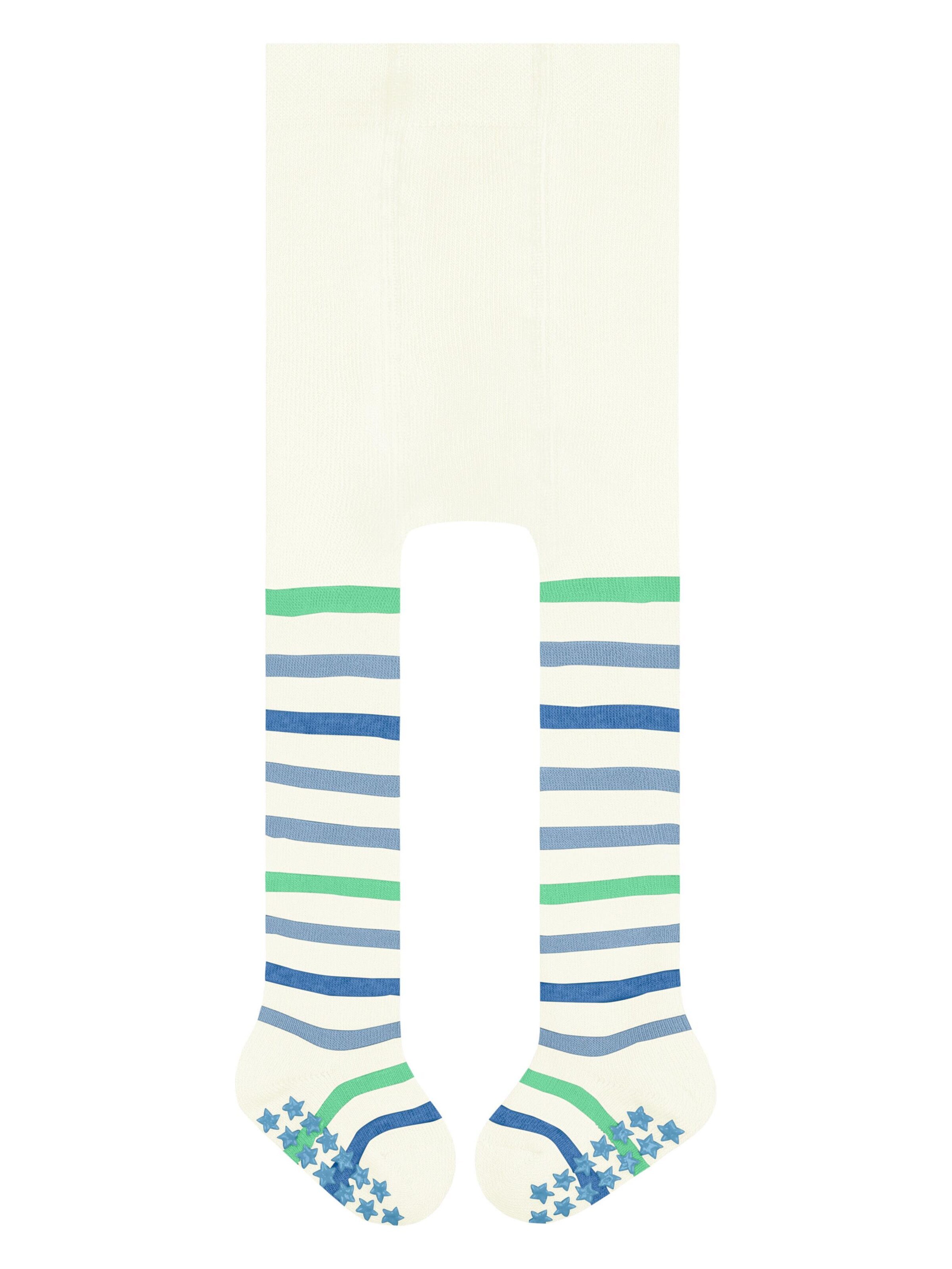 FALKE Tights 'Multi Stripe' in White: front
