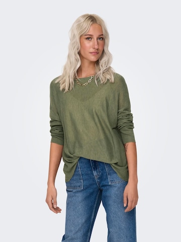 Pull-over 'BENTE' JDY en vert : devant