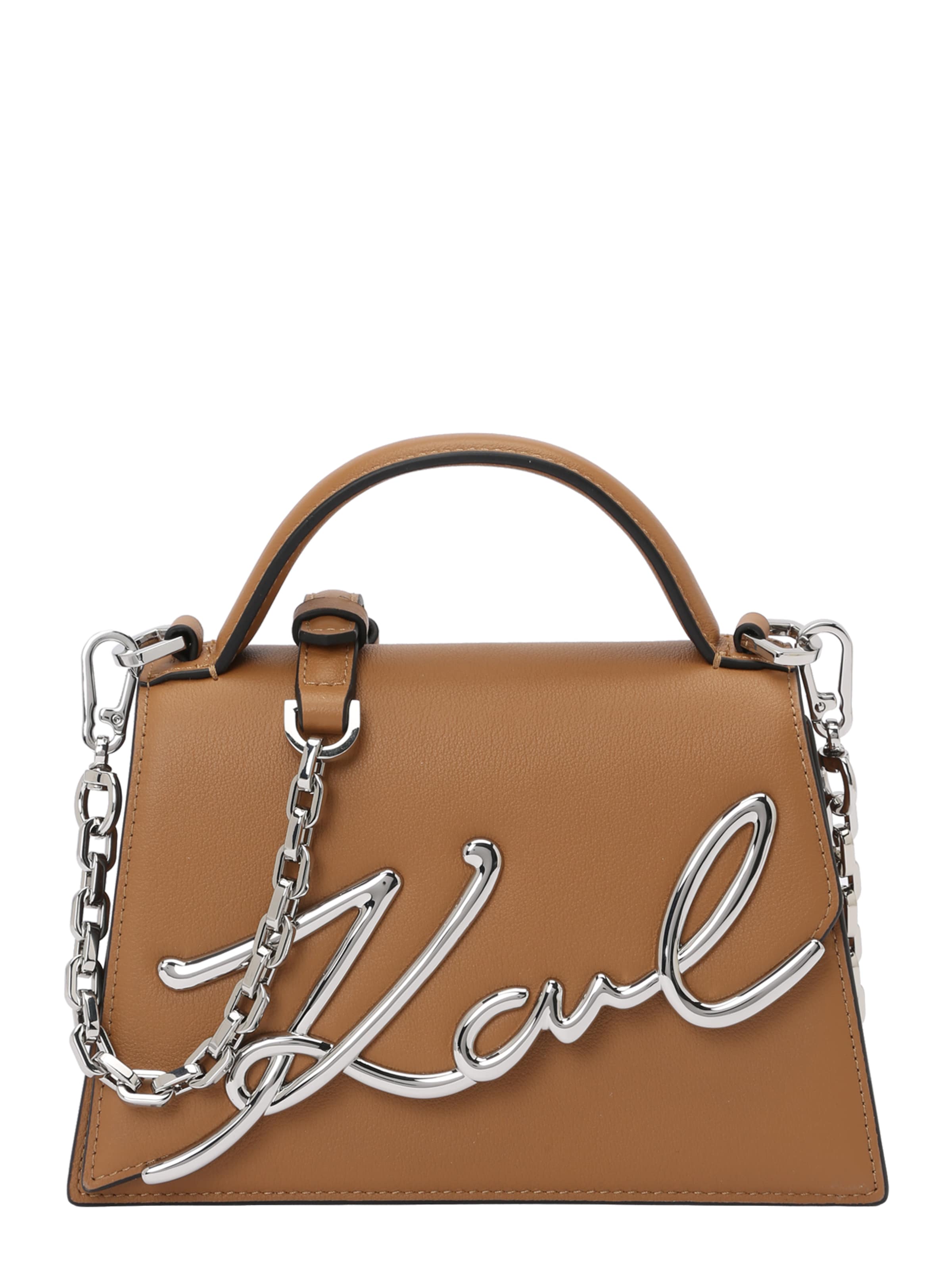 Karl Lagerfeld Käekott, värv pruun: eest vaates