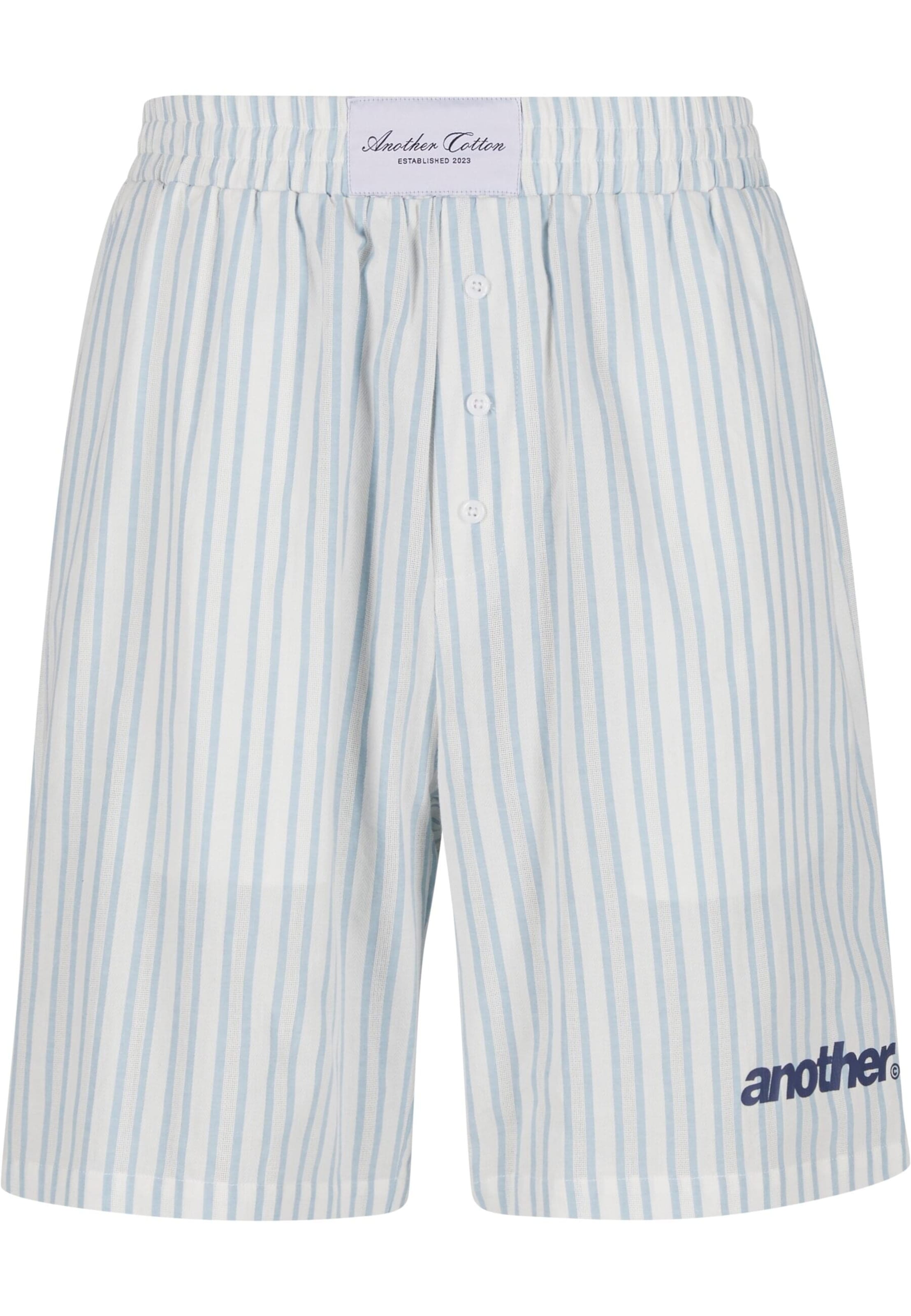 Another Cotton Lab - Loosefit Pantalón en azul: frente