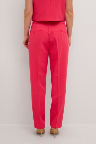 Kaffe Regular Pleated Pants 'Sakura' in Pink