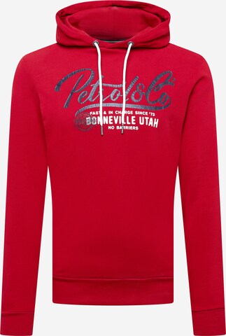 Petrol Industries Sweatshirt in Rood: voorkant