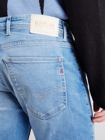 REPLAYregular Traperice 'GROVER' - plava boja