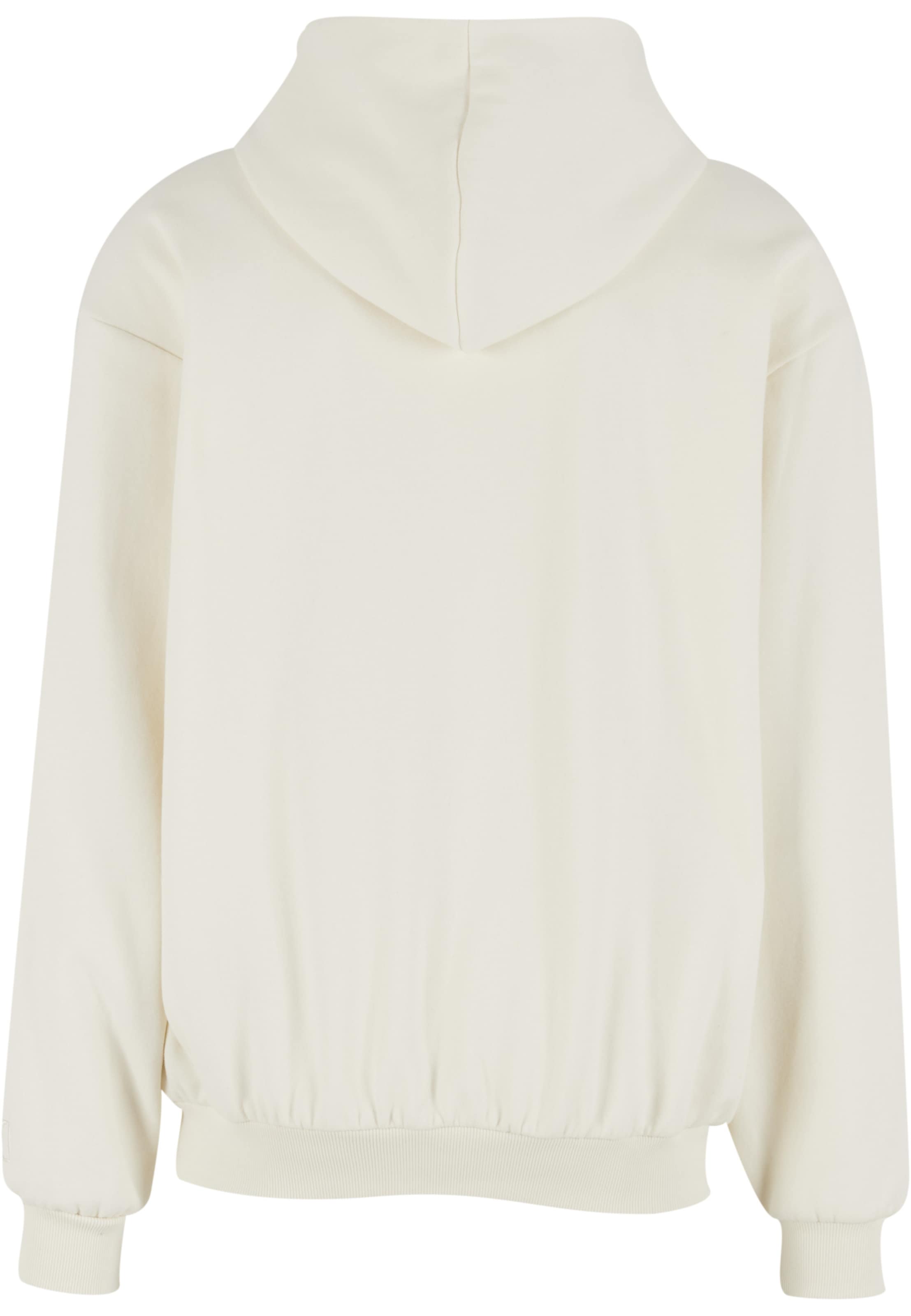 Karl Kani - Sudadera con cremallera 'Varsity' en blanco