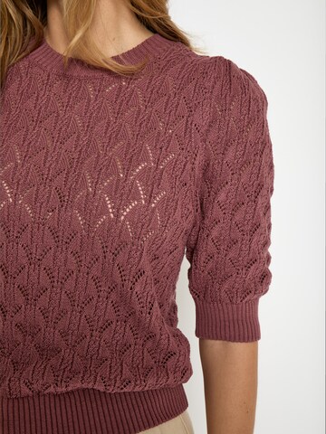 Pullover 'Lamina' di minus in rosso