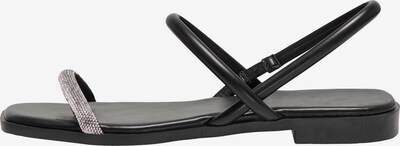 ONLY Remienkové sandále 'MILAN' - čierna / strieborná, Produkt