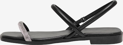 ONLY Sandale 'MILAN' in schwarz / silber, Produktansicht