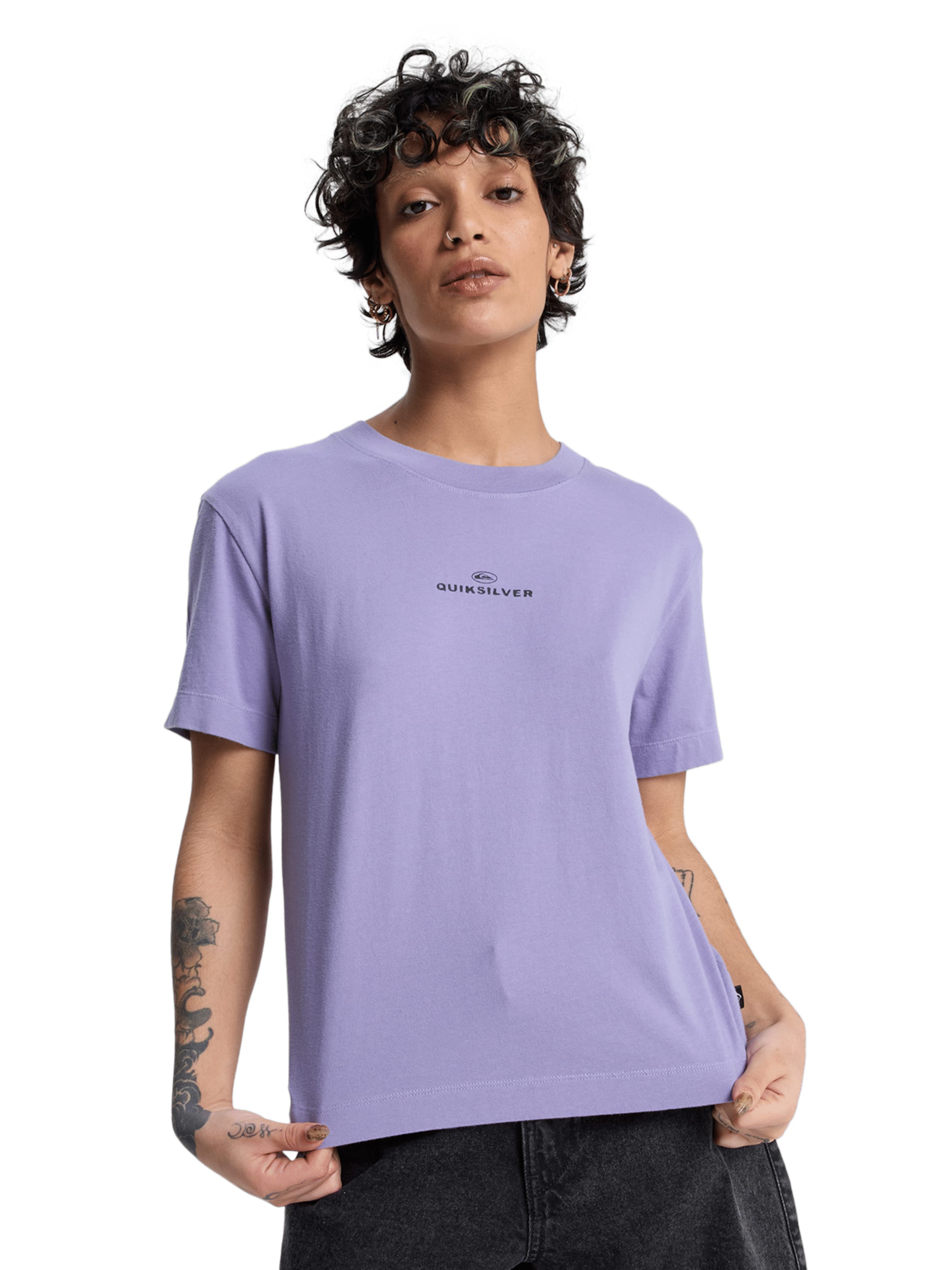 QUIKSILVER T-shirt in Lila: Vorderseite