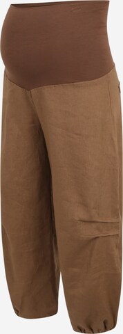 Bebefield Tapered Broek 'Fado' in Bruin: voorkant