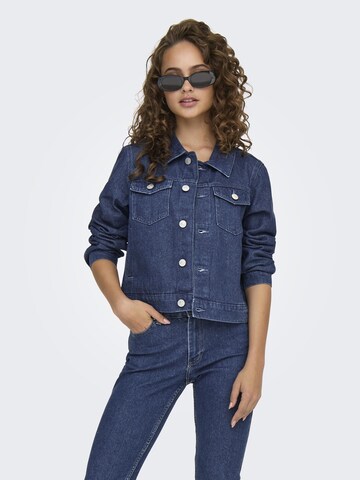 Veste mi-saison ONLY en bleu : devant