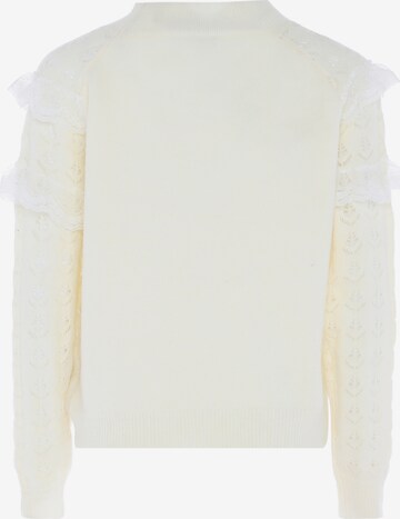 Pull-over NAEMI en blanc