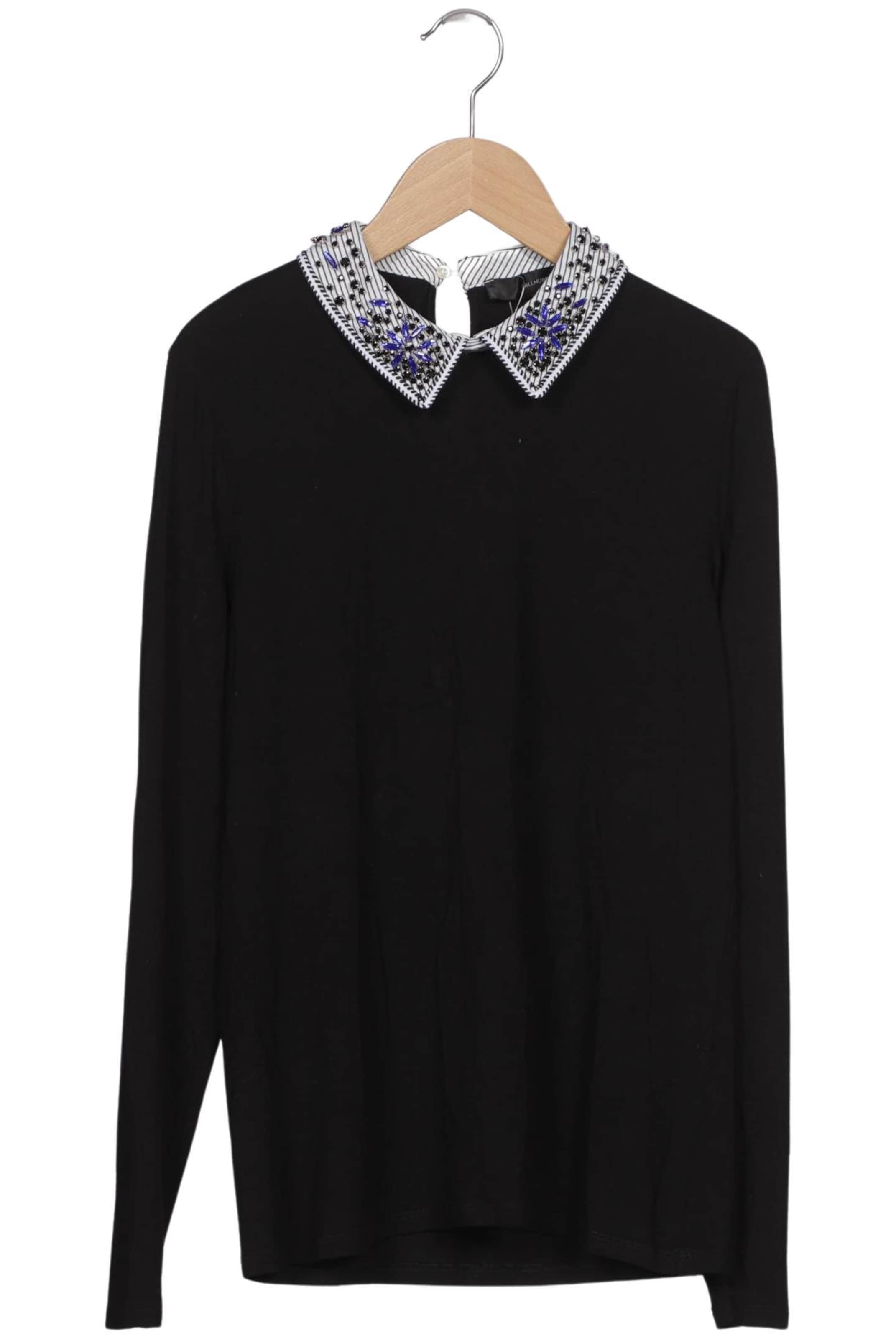 HALLHUBER Langarmshirt M in Schwarz: Vorderseite