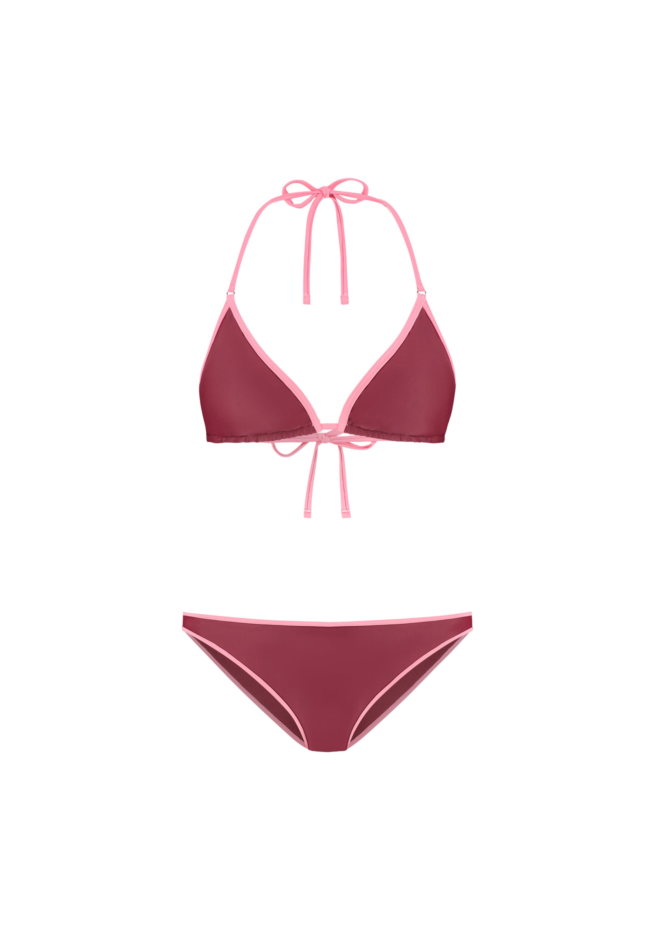 Shiwi Triangel Bikini 'Liz' in Rood: voorkant