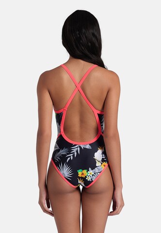 Maillot de bain sport 'TROPICAL SUMMER' ARENA en noir