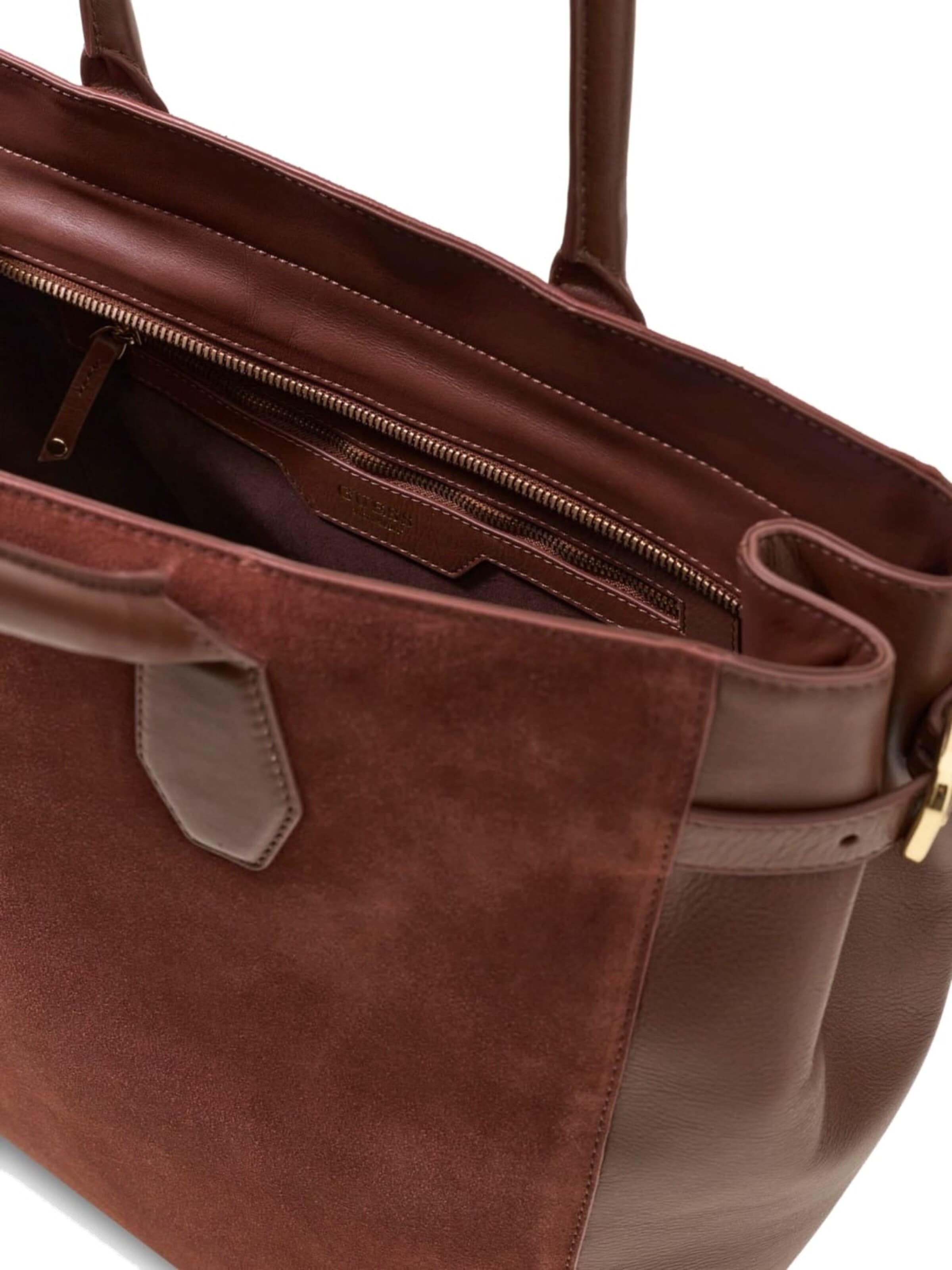 GUESSShopper torba 'Guess Cabas / Shopping Anitha Large Tote Chocolate' - smeđa boja