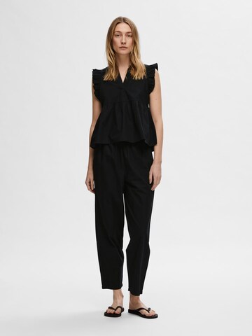 SELECTED FEMME Blus 'BLAIR-IDA' i svart