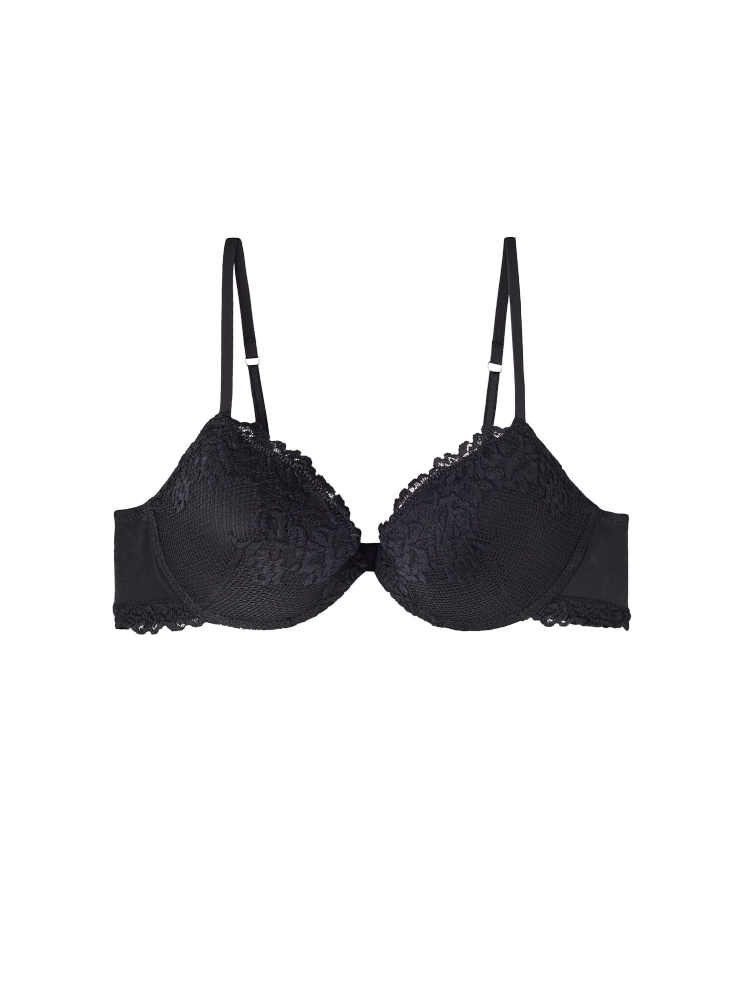 INTIMISSIMI Push-up Bra in Black: front