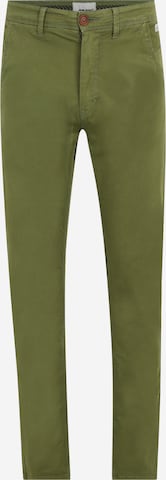 BLEND Regular Chino Pants 'Thunder' in Green: front