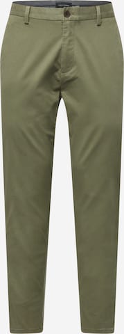 Clean Cut Copenhagen Slimfit Broek 'Milano Drake' in Groen: voorkant