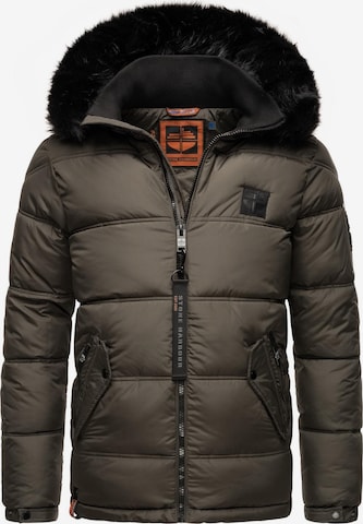 STONE HARBOUR Winter Jacket 'Zarlaan' in Grey: front
