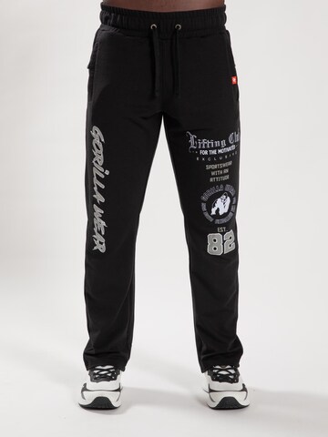 Gorilla Wear Regular Sportbroek 'Colorado' in Grijs: voorkant