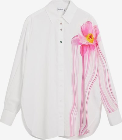 Desigual Bluza u žuta melange / roza / bijela, Pregled proizvoda