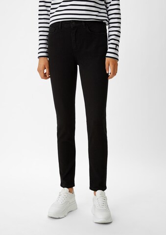 Skinny Jean comma casual identity en noir : devant