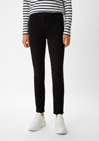 Skinny Jean comma casual identity en noir : devant