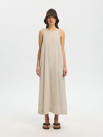 SELECTED Dress in Beige: front